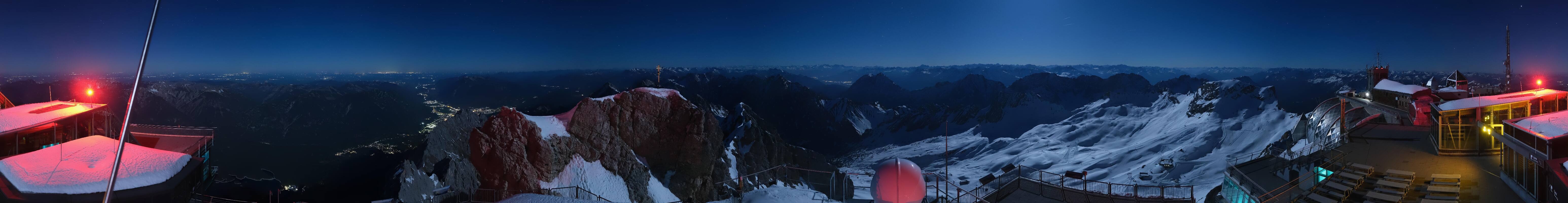 Archived image Webcam Panoramic View Zugspitze
