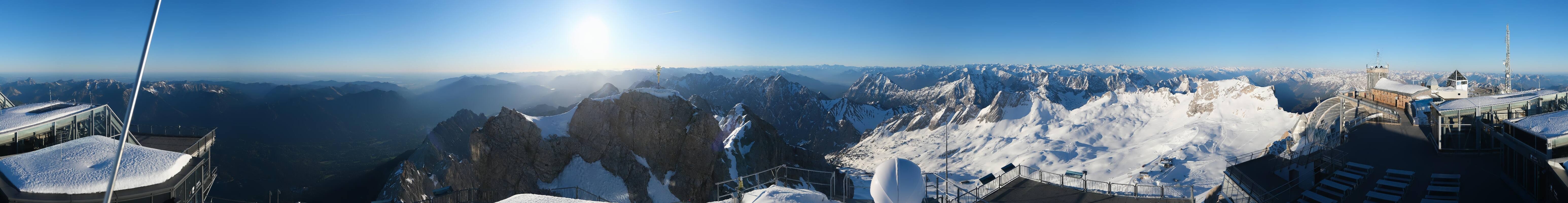 Archived image Webcam Panoramic View Zugspitze