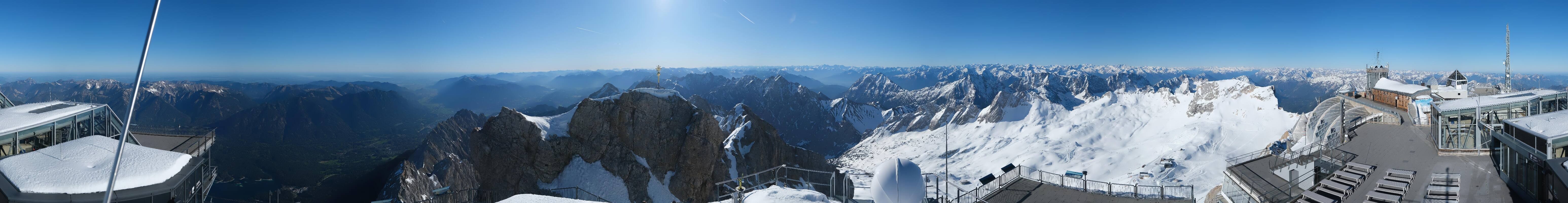 Archived image Webcam Panoramic View Zugspitze