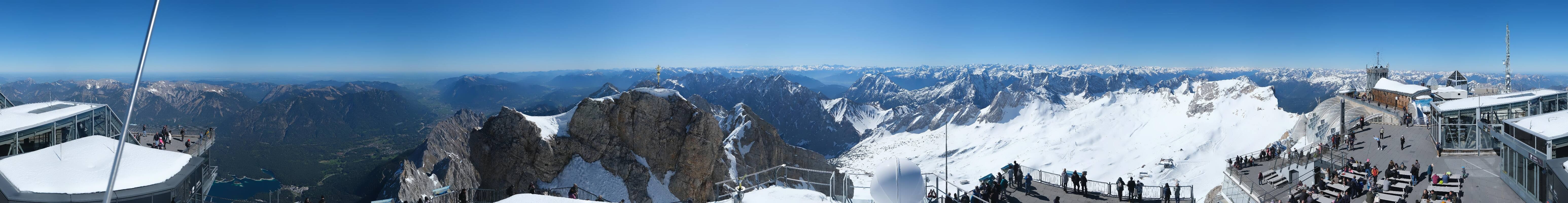 Archived image Webcam Panoramic View Zugspitze