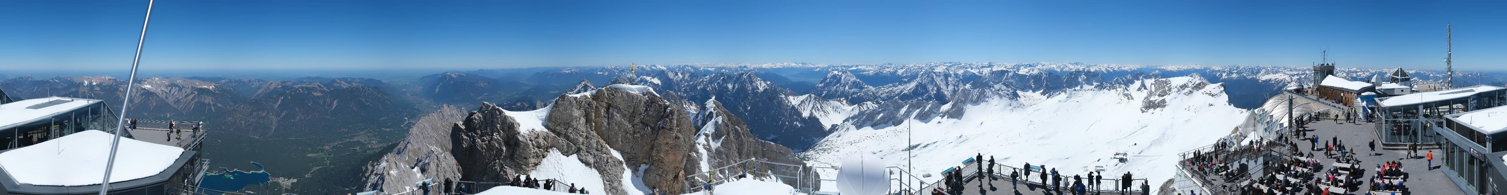 Archived image Webcam Panoramic View Zugspitze
