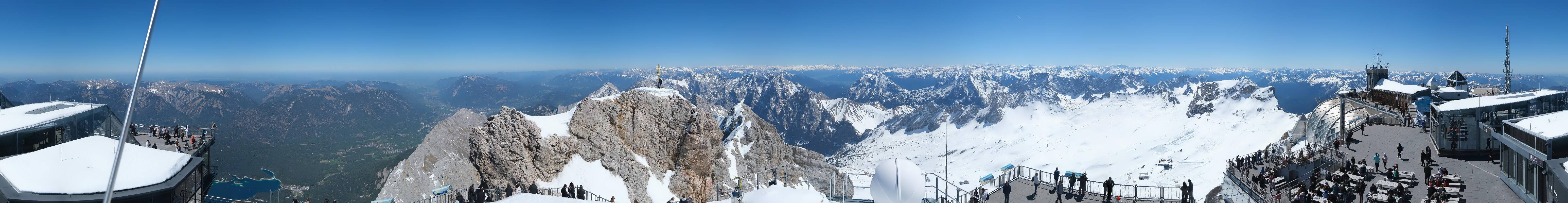 Archived image Webcam Panoramic View Zugspitze