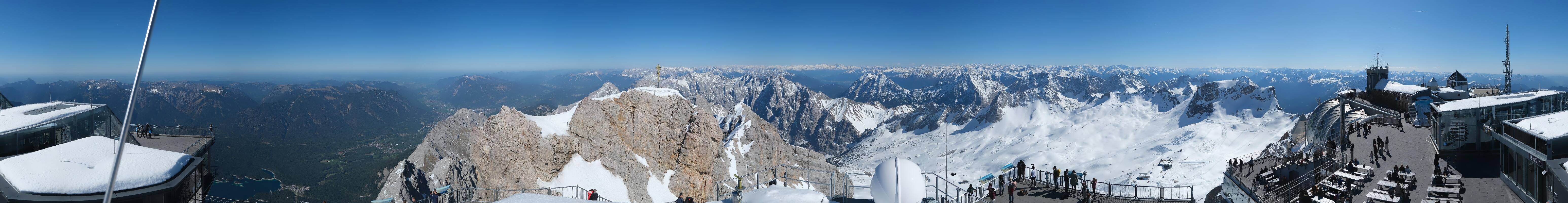 Archived image Webcam Panoramic View Zugspitze