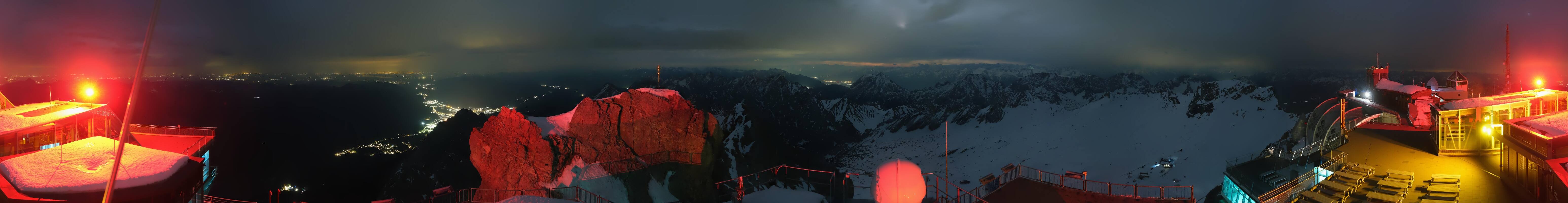 Archived image Webcam Panoramic View Zugspitze