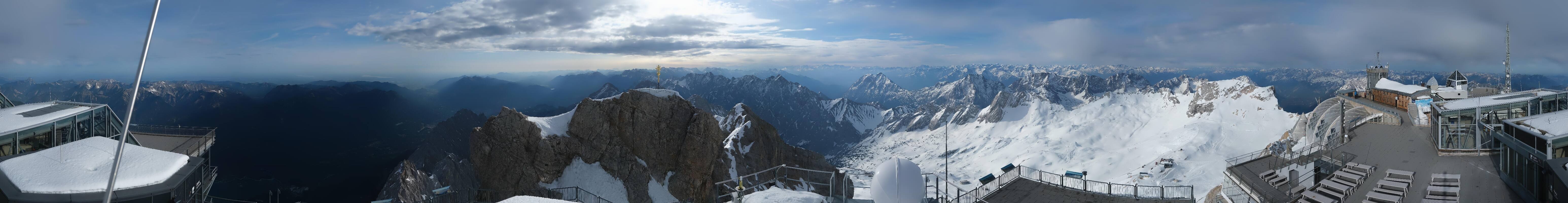 Archived image Webcam Panoramic View Zugspitze