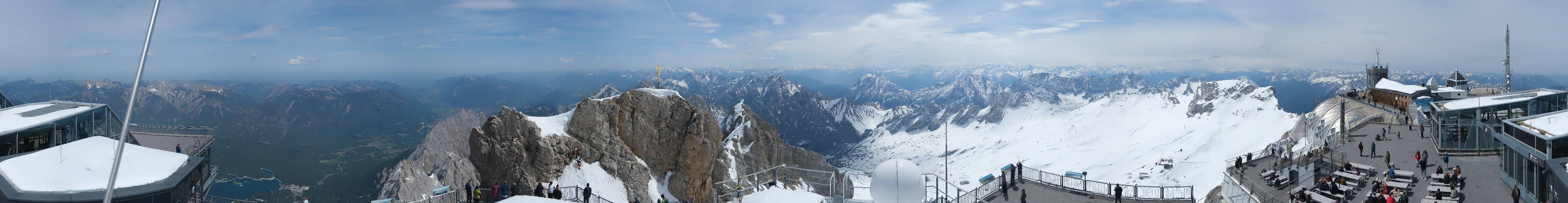 Archived image Webcam Panoramic View Zugspitze