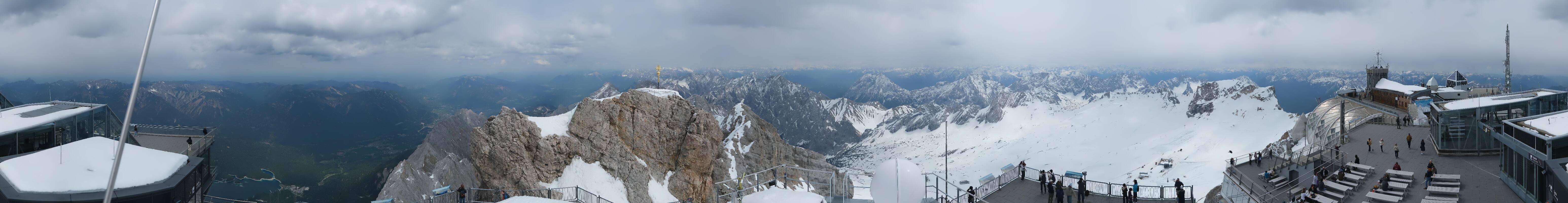 Archived image Webcam Panoramic View Zugspitze