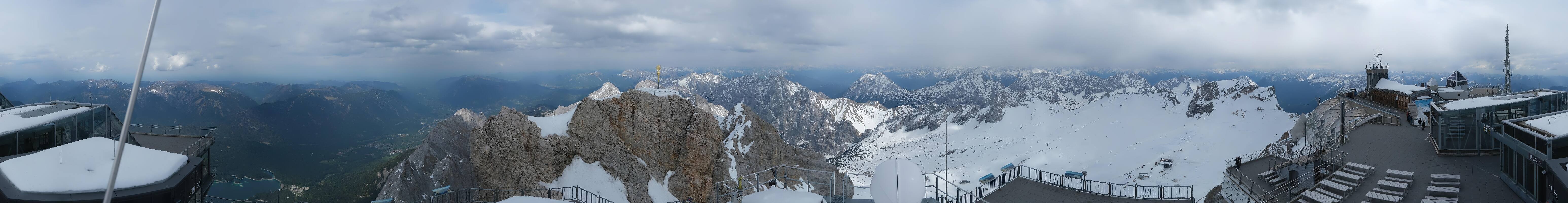 Archived image Webcam Panoramic View Zugspitze