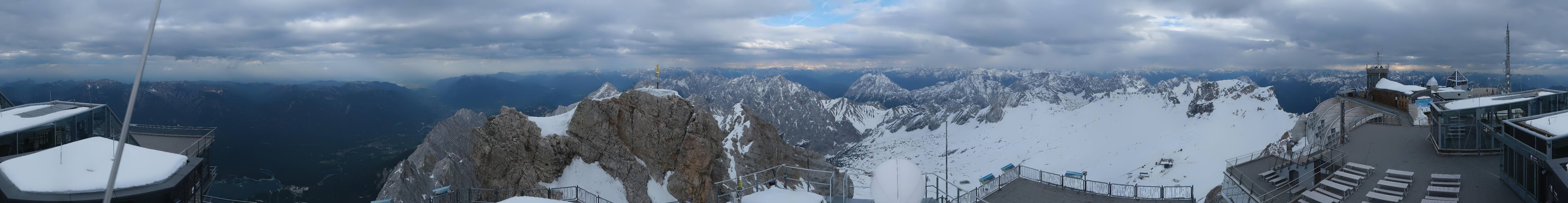 Archived image Webcam Panoramic View Zugspitze