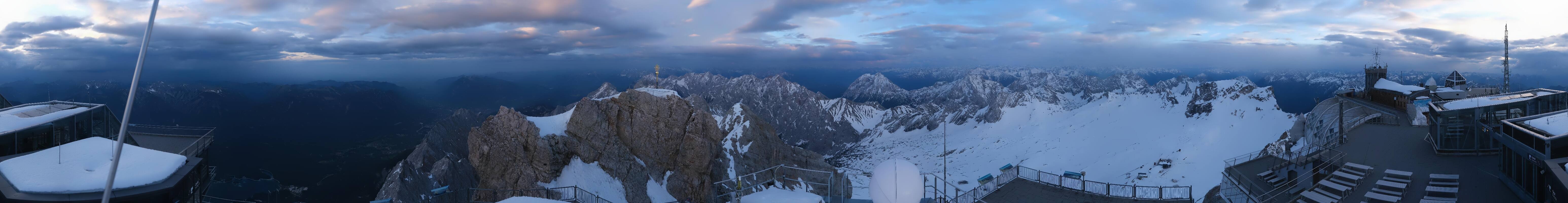 Archived image Webcam Panoramic View Zugspitze