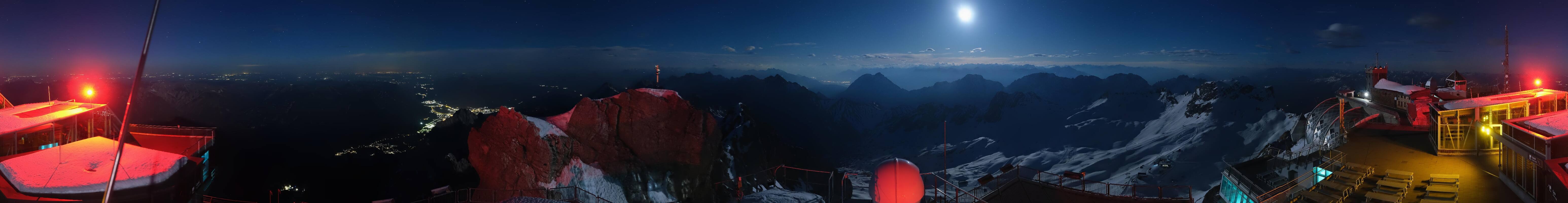 Archived image Webcam Panoramic View Zugspitze