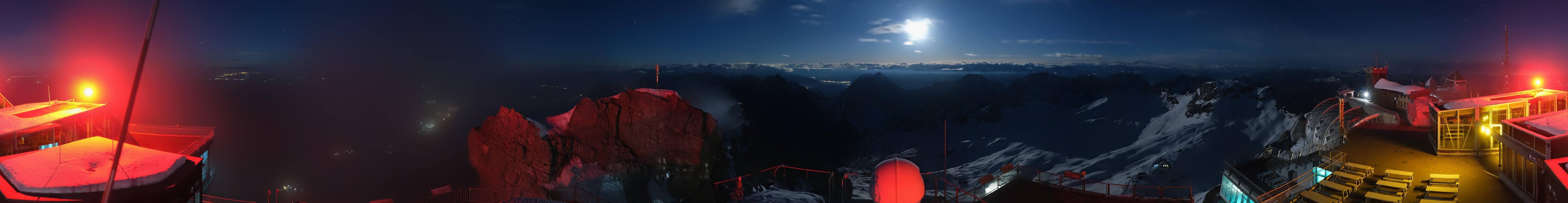 Archived image Webcam Panoramic View Zugspitze