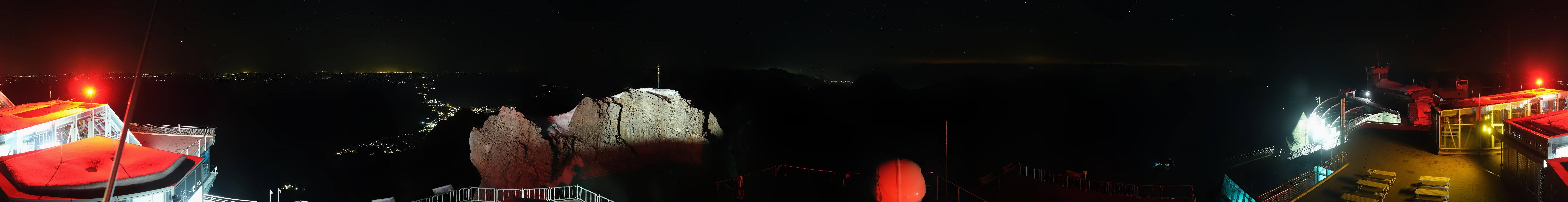 Archiv Foto Webcam Zugspitze: Panoramablick vom Gipfel