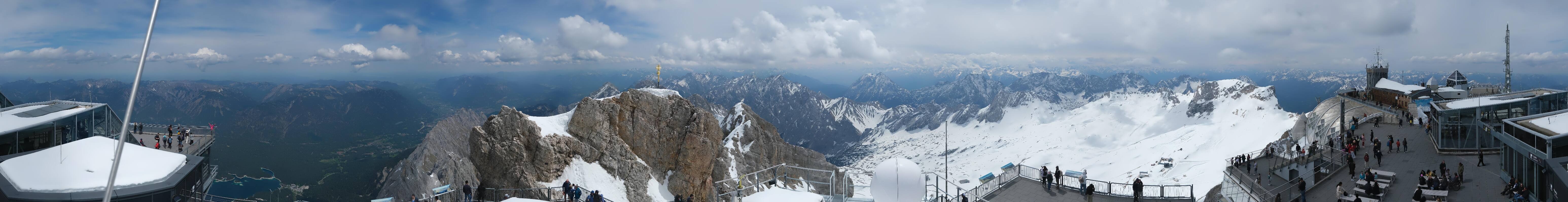 Archived image Webcam Panoramic View Zugspitze