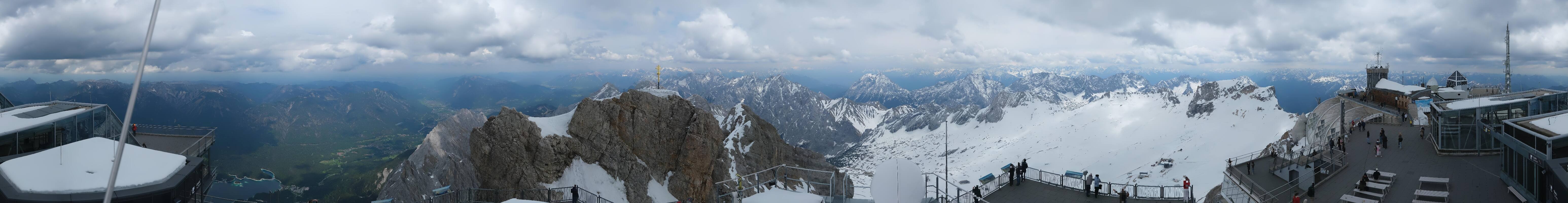 Archived image Webcam Panoramic View Zugspitze