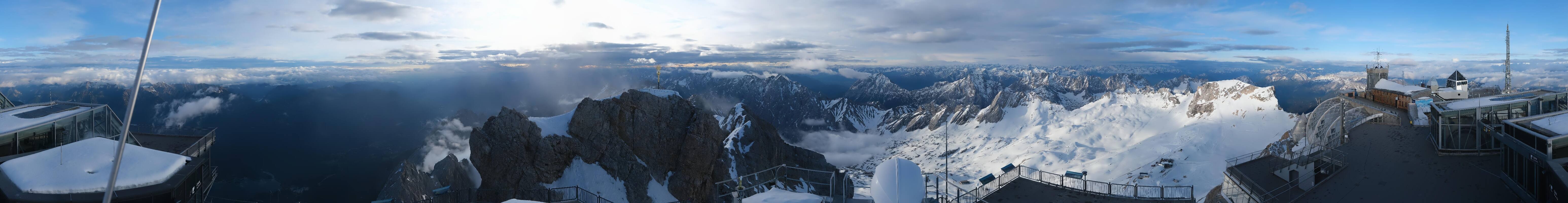 Archived image Webcam Panoramic View Zugspitze
