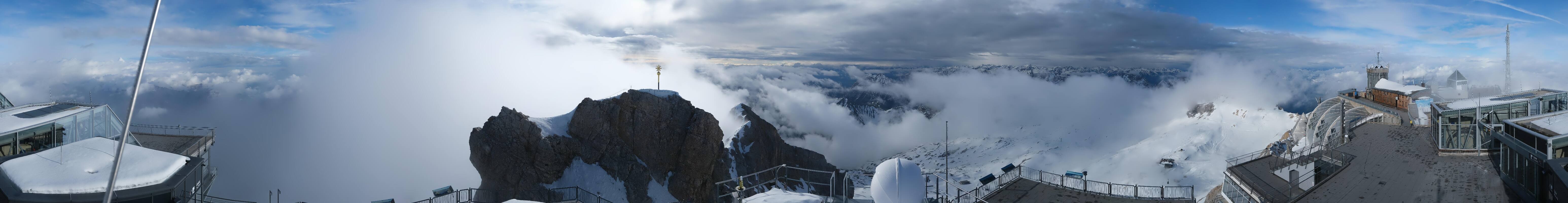 Archived image Webcam Panoramic View Zugspitze