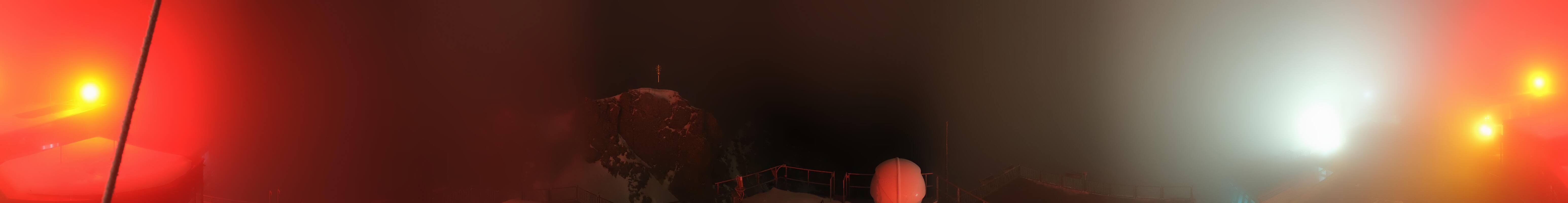Archiv Foto Webcam Zugspitze: Panoramablick vom Gipfel