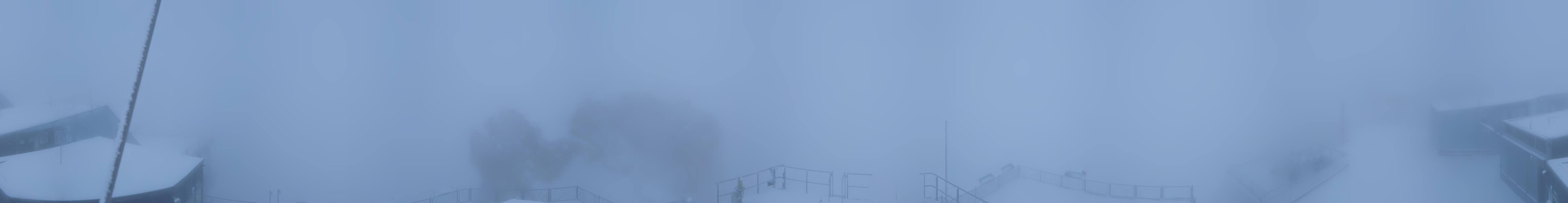 Archiv Foto Webcam Zugspitze: Panoramablick vom Gipfel