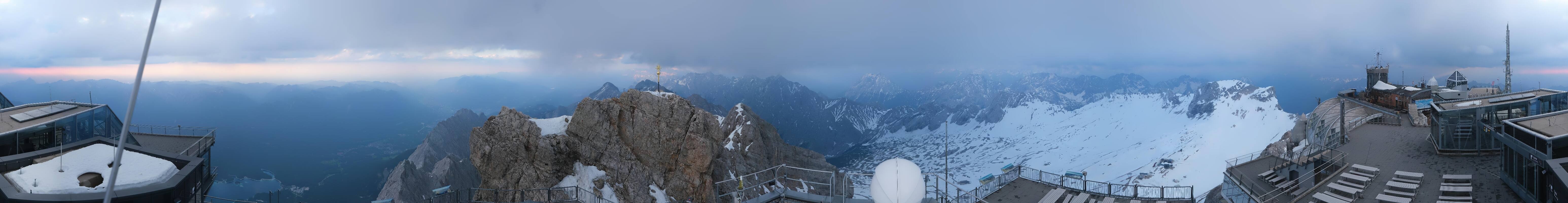 Archived image Webcam Panoramic View Zugspitze