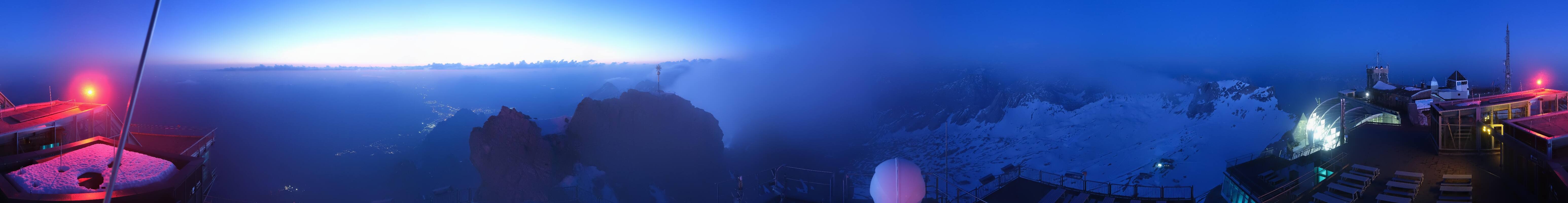 Archived image Webcam Panoramic View Zugspitze