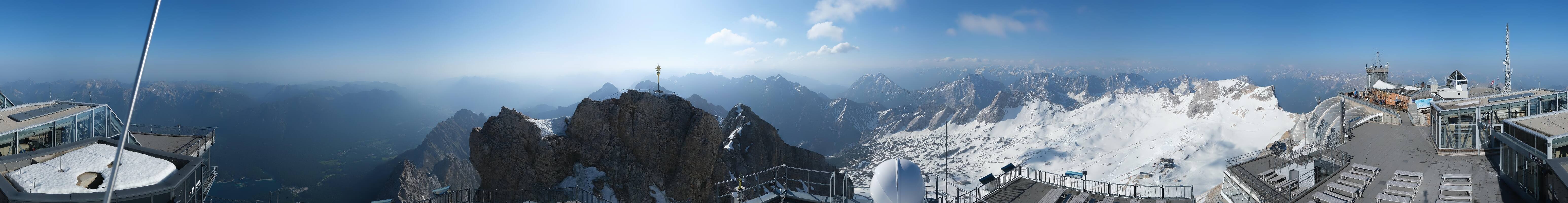 Archived image Webcam Panoramic View Zugspitze