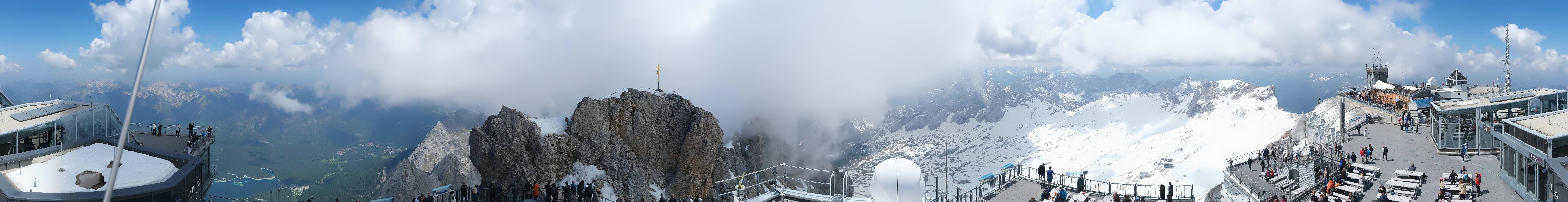 Archived image Webcam Panoramic View Zugspitze