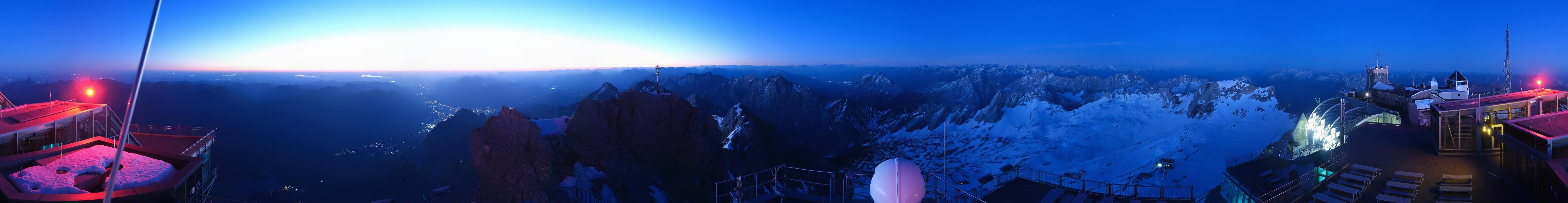 Archived image Webcam Panoramic View Zugspitze
