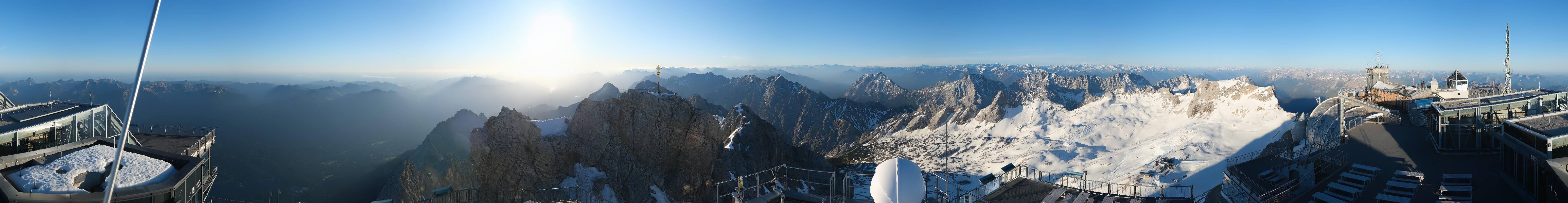 Archived image Webcam Panoramic View Zugspitze