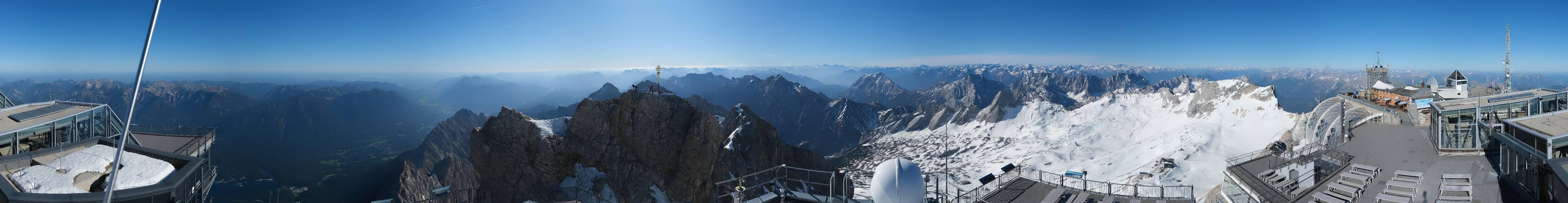Archived image Webcam Panoramic View Zugspitze