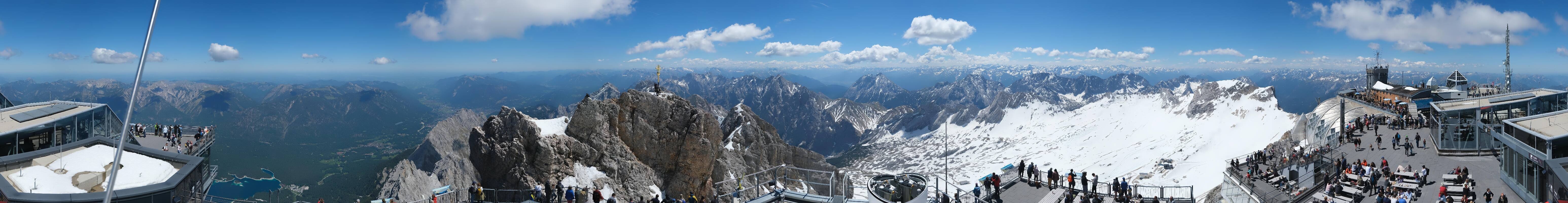 Archived image Webcam Panoramic View Zugspitze
