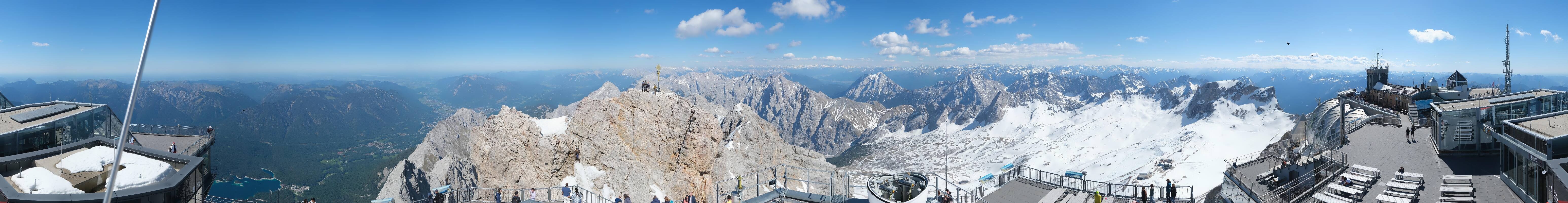 Archived image Webcam Panoramic View Zugspitze