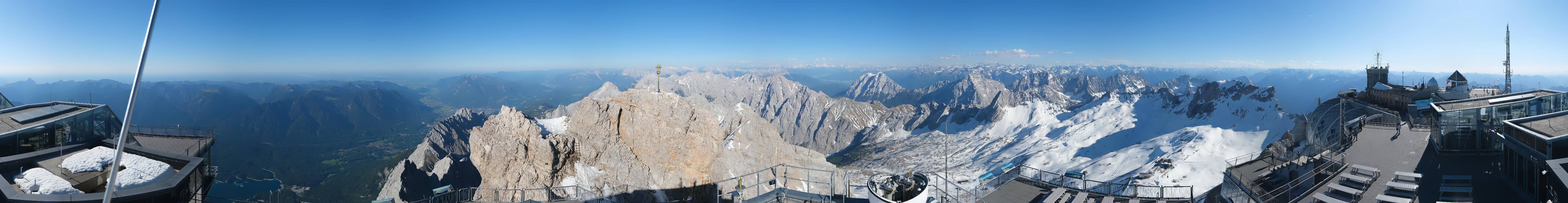Archived image Webcam Panoramic View Zugspitze