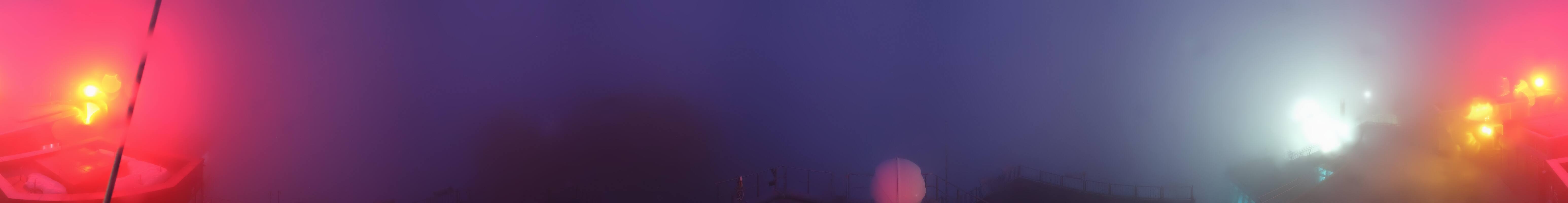 Archiv Foto Webcam Zugspitze: Panoramablick vom Gipfel