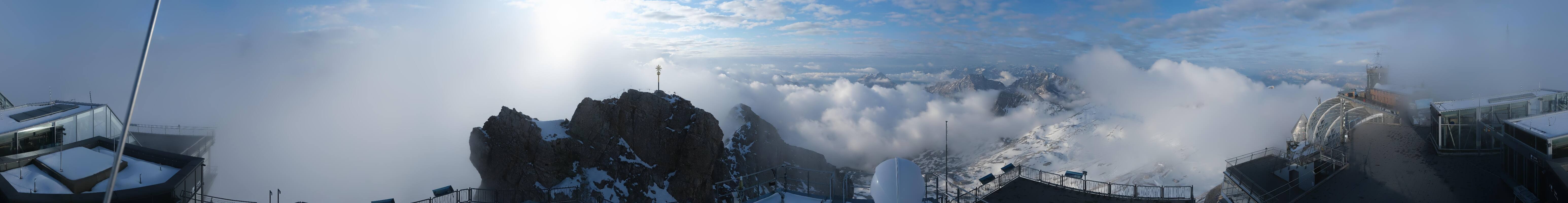 Archived image Webcam Panoramic View Zugspitze