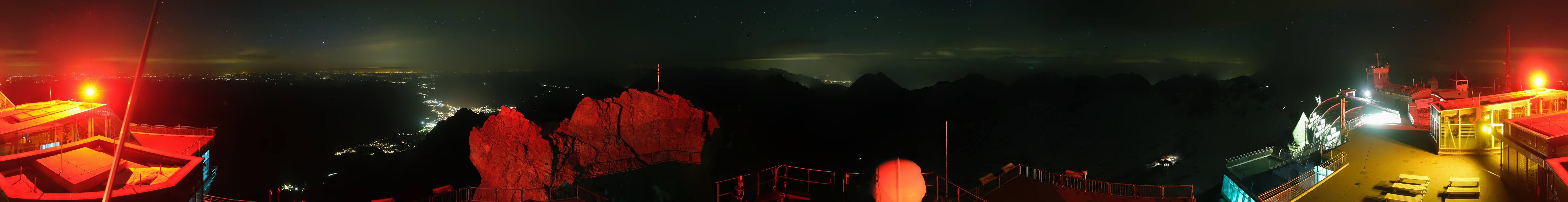 Archived image Webcam Panoramic View Zugspitze