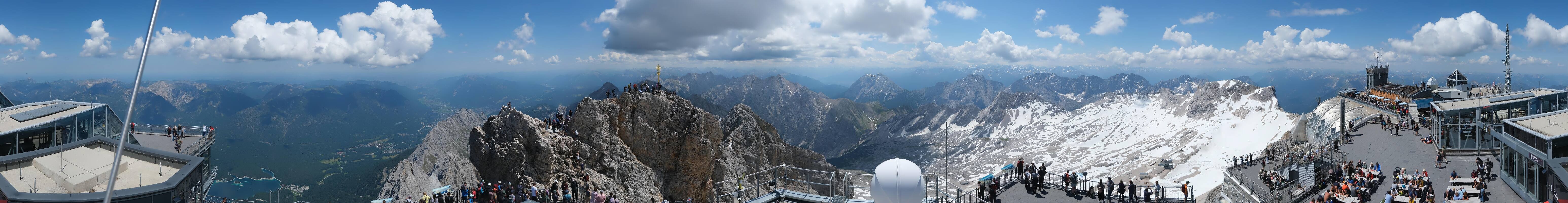 Archived image Webcam Panoramic View Zugspitze