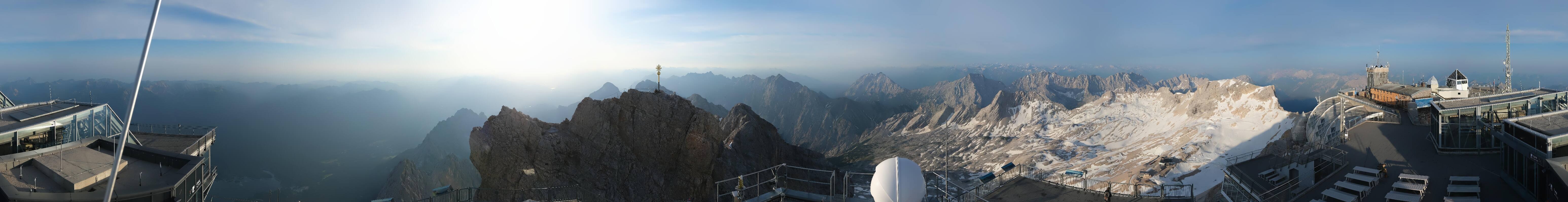Archived image Webcam Panoramic View Zugspitze