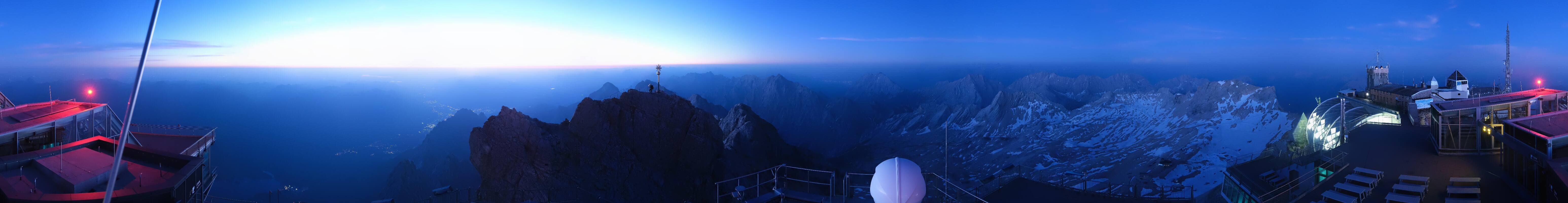 Archived image Webcam Panoramic View Zugspitze