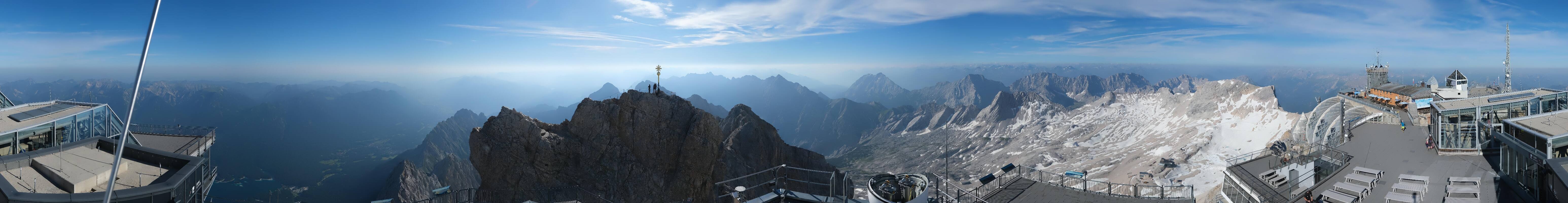 Archived image Webcam Panoramic View Zugspitze