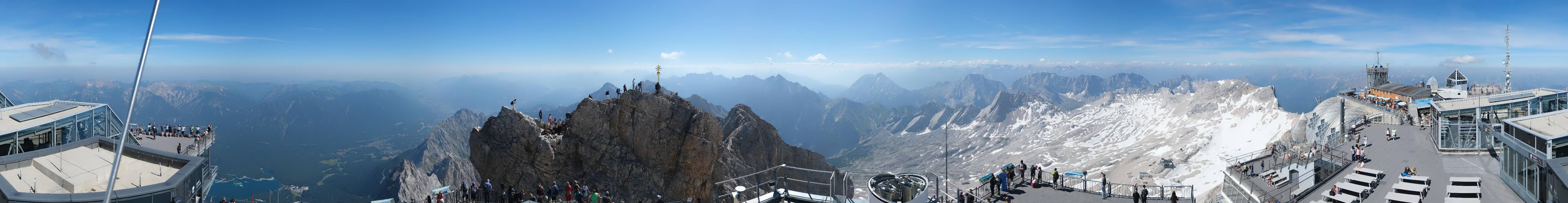 Archived image Webcam Panoramic View Zugspitze