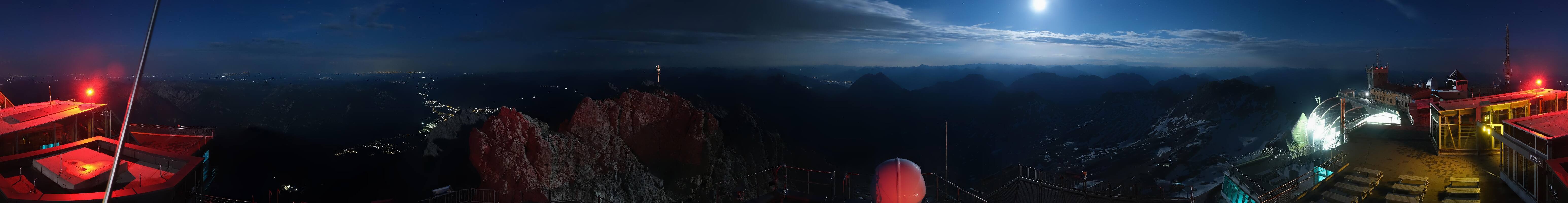 Archived image Webcam Panoramic View Zugspitze