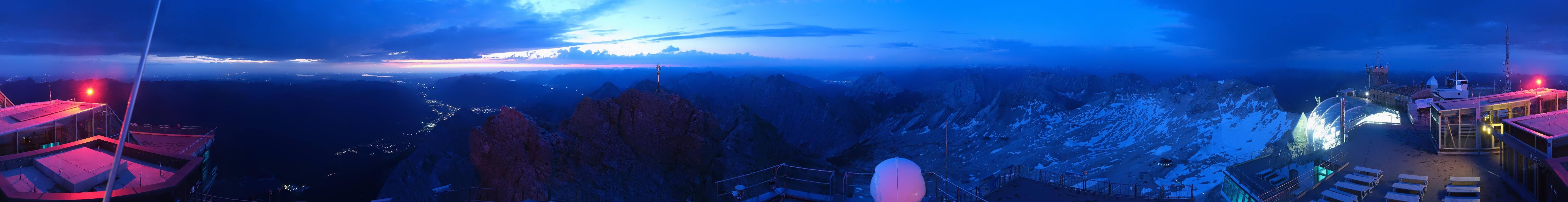Archived image Webcam Panoramic View Zugspitze