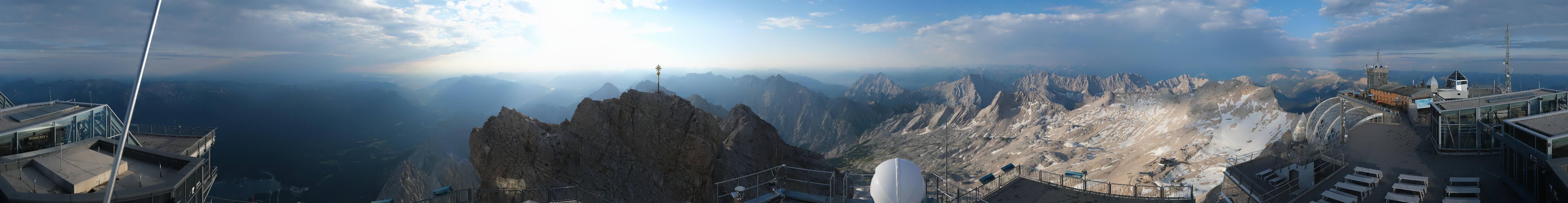 Archived image Webcam Panoramic View Zugspitze