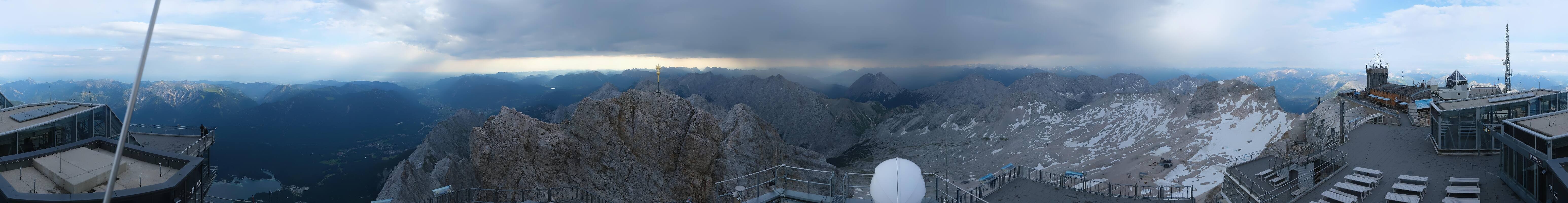 Archived image Webcam Panoramic View Zugspitze