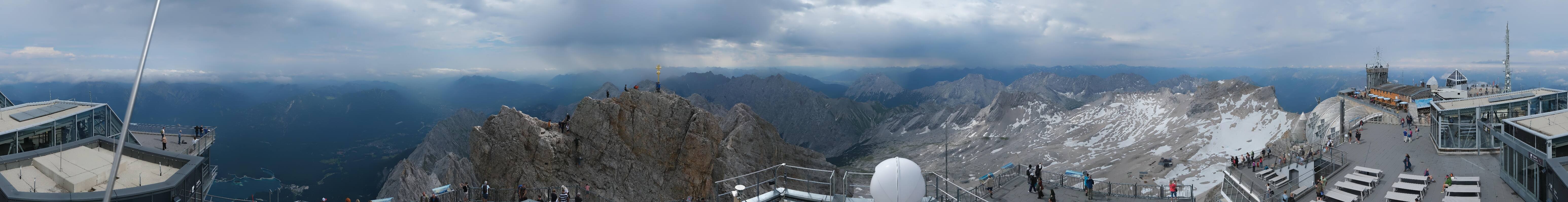 Archived image Webcam Panoramic View Zugspitze
