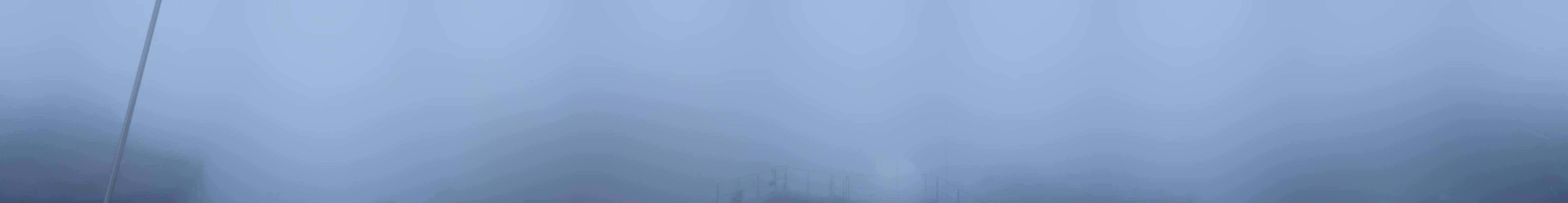 Archiv Foto Webcam Zugspitze: Panoramablick vom Gipfel