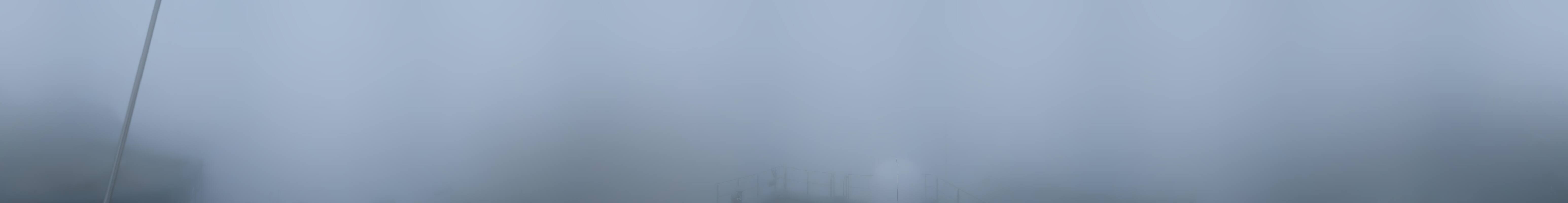 Archiv Foto Webcam Zugspitze: Panoramablick vom Gipfel