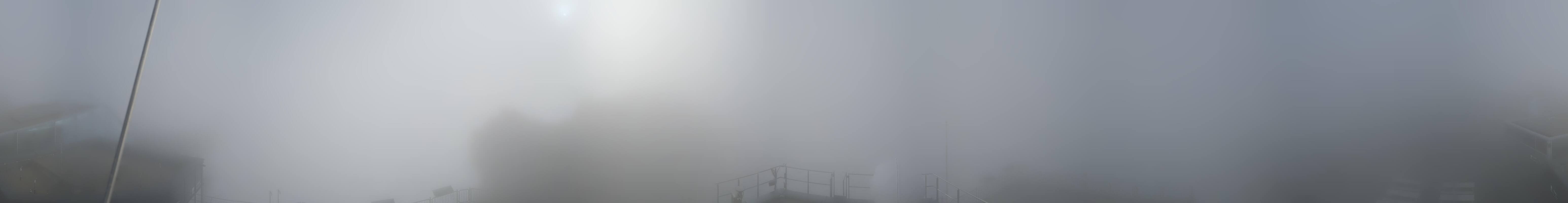 Archiv Foto Webcam Zugspitze: Panoramablick vom Gipfel
