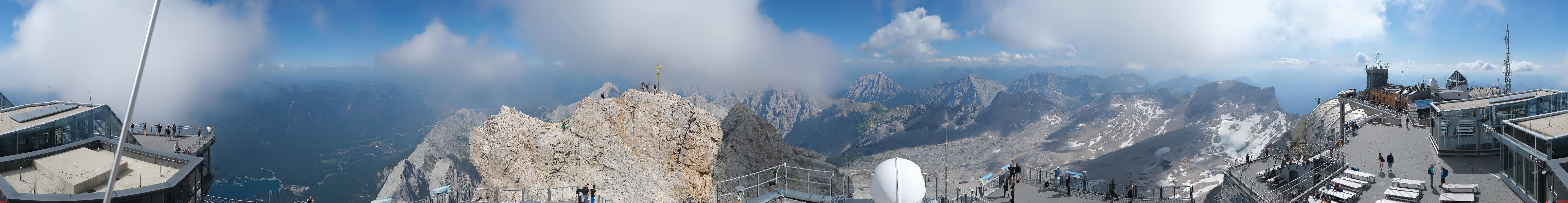 Archived image Webcam Panoramic View Zugspitze